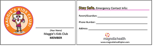 Maggie's Kids Club Membership Card (PDF)